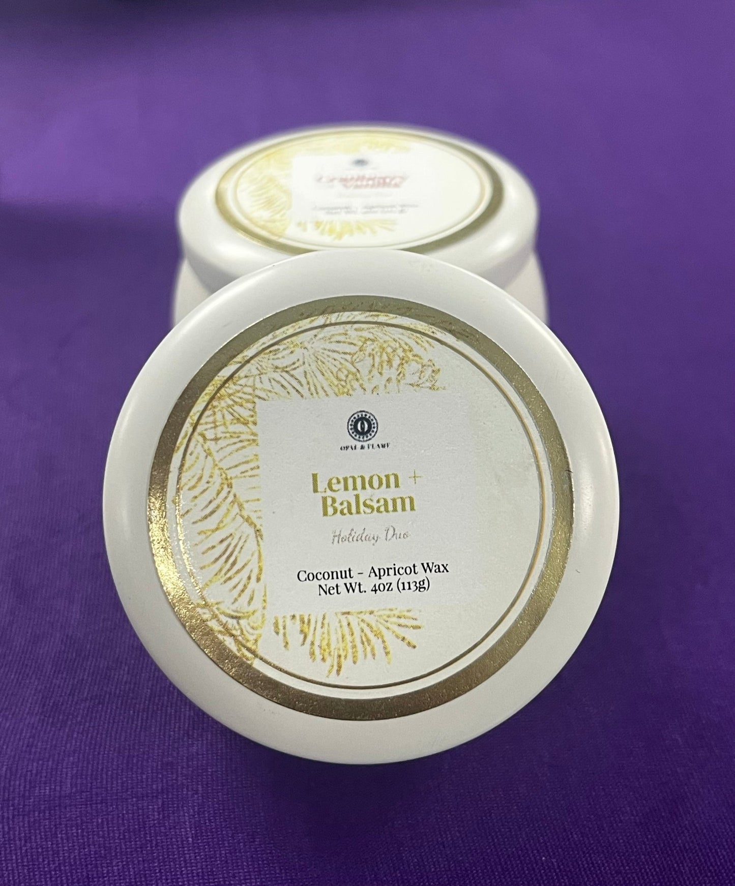 Holiday Duo - Lemon Balsam - Opal & Flame