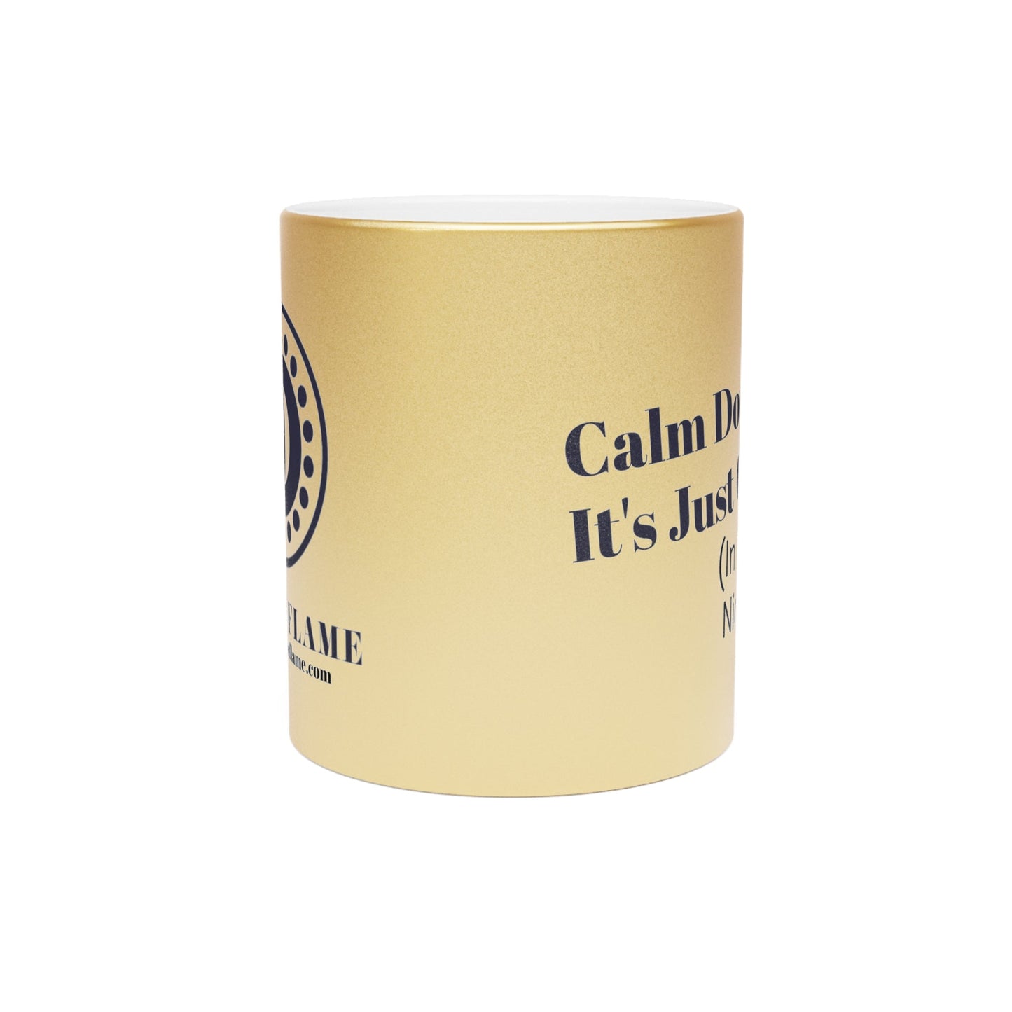 Opal & Flame Gold Coffee Mug - Opal & Flame