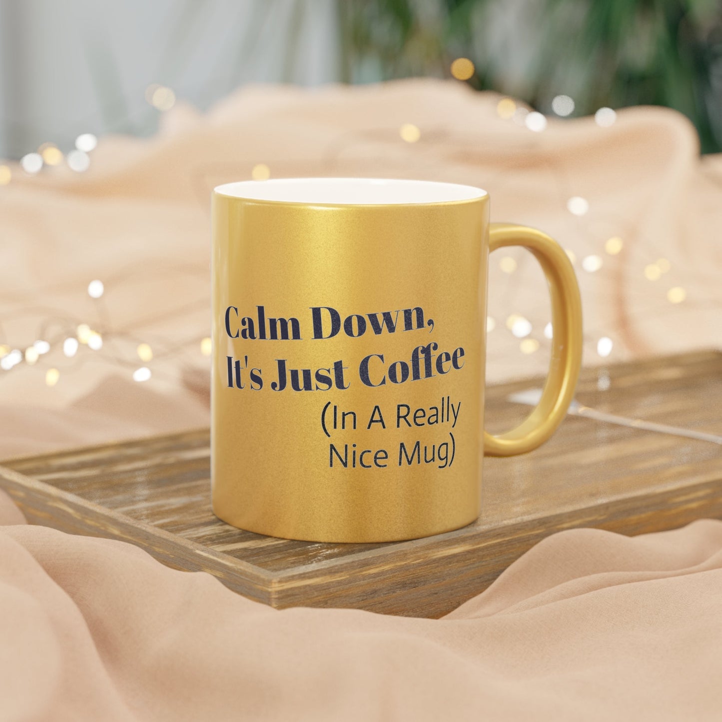 Opal & Flame Gold Coffee Mug - Opal & Flame