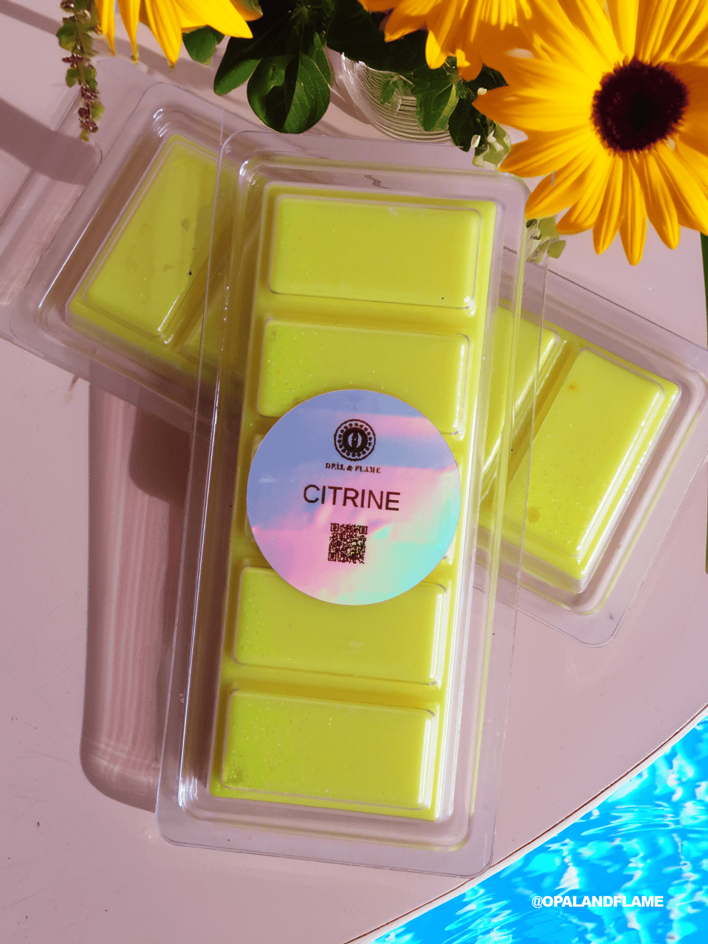 The Summer Trio : CITRINE, VIVA VANILLA, SUMMER RAIN - Opal & Flame