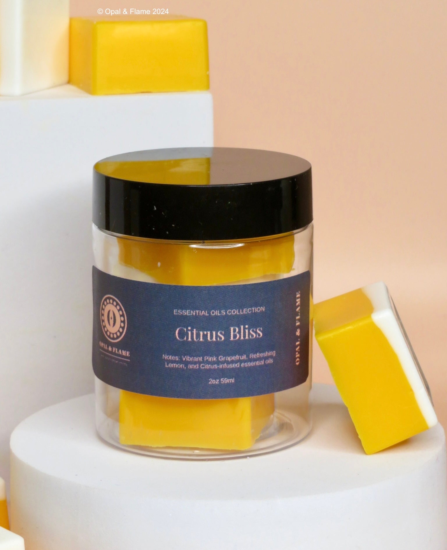 Citrus Bliss : Essential Oils Scented Collection - Opal & Flame