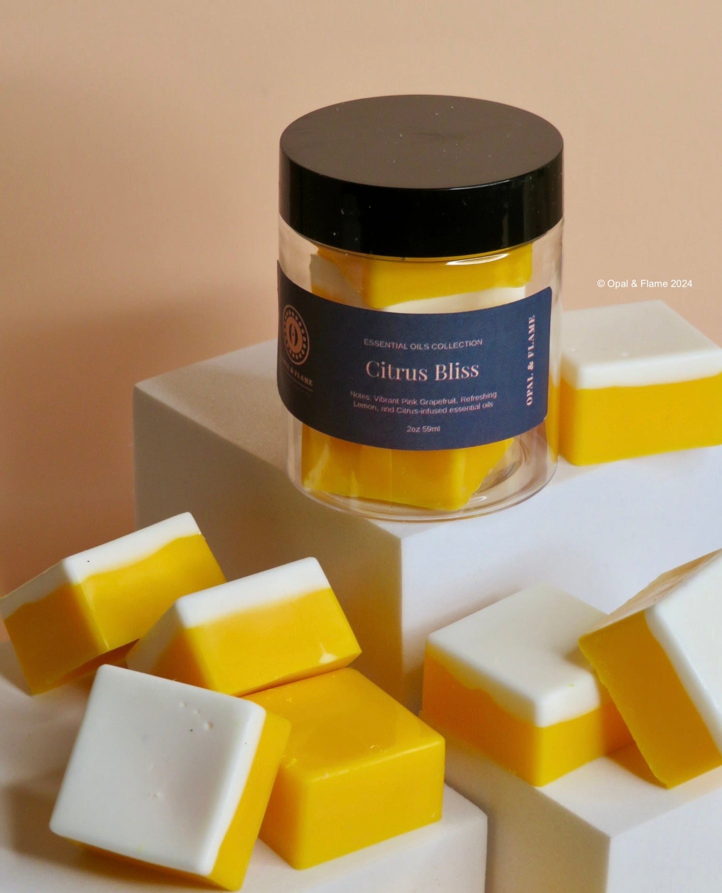 Citrus Bliss : Essential Oils Scented Collection - Opal & Flame