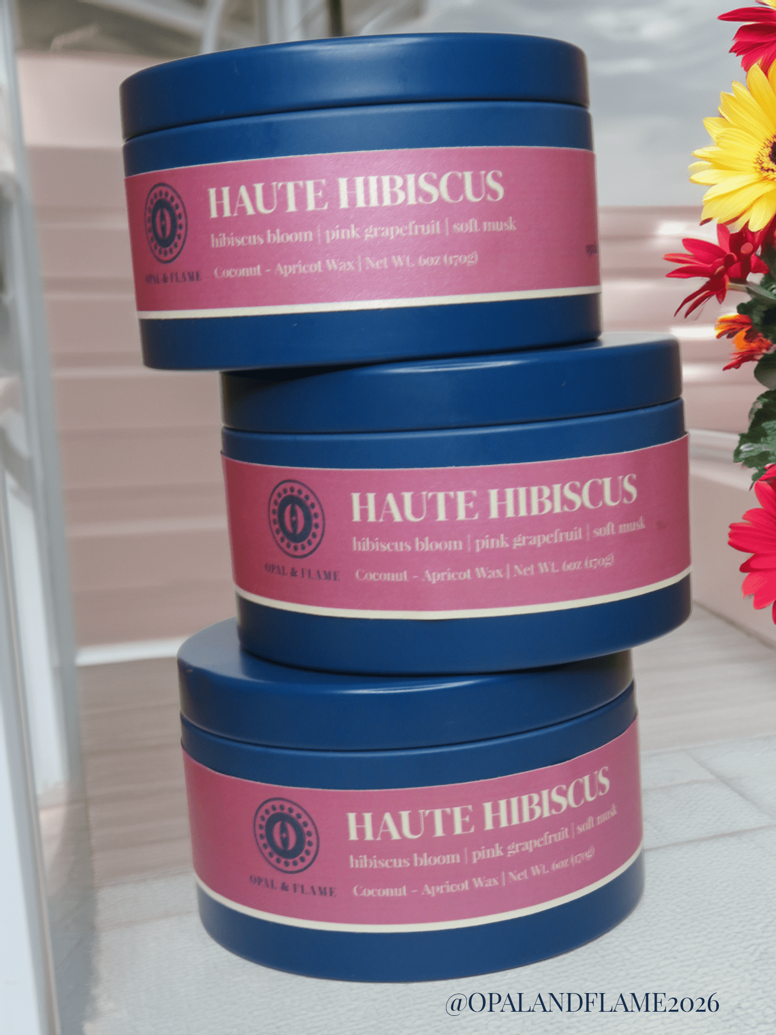 Haute Hibiscus - Opal & Flame