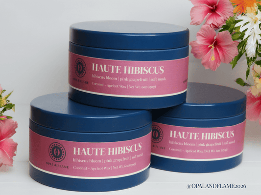 Haute Hibiscus - Opal & Flame