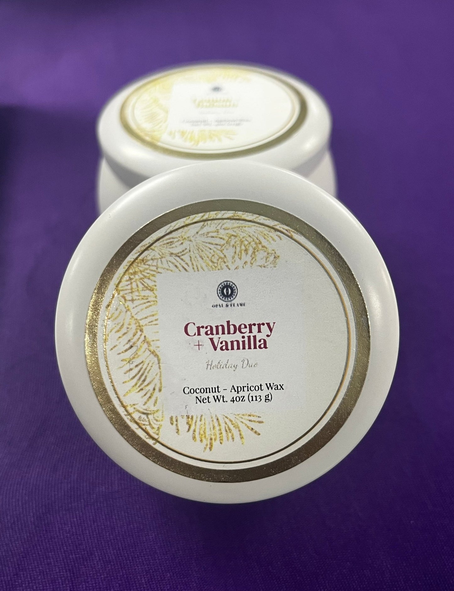 Holiday Duo - Cranberry Vanilla - Opal & Flame