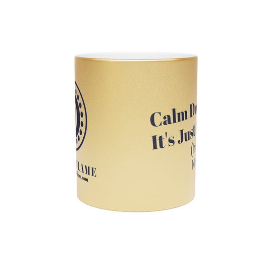 Opal & Flame Gold Coffee Mug - Opal & Flame